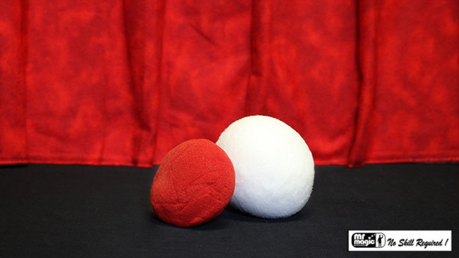 Ball to Dice (Red/White) by Mr. Magic - Ball zu Würfel