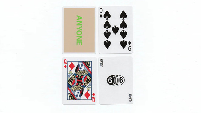 Beige/Green Cap Logo ANYONE - Pokerdeck