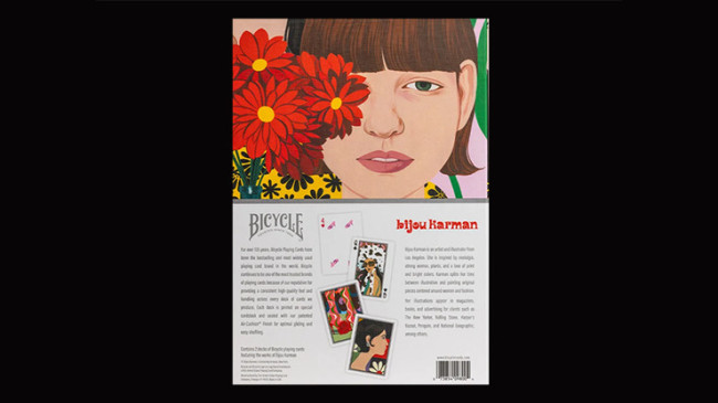 Bicycle Bijou Karman Purp/Red Box Set by US - Pokerdeck