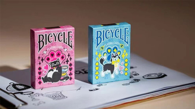 Bicycle Cat (Pink) by US Playing Card Co. - Pokerdeck