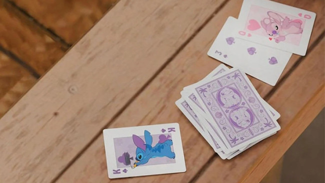 Bicycle Disney Stitch (Purple) by US Playing Card Co - Pokerdeck