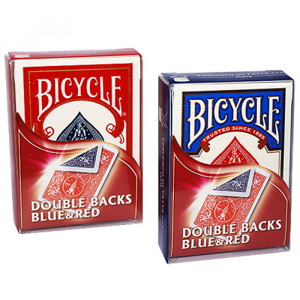 Gaff Deck Bicycle Doppelrücken - Rot/Blau - double back