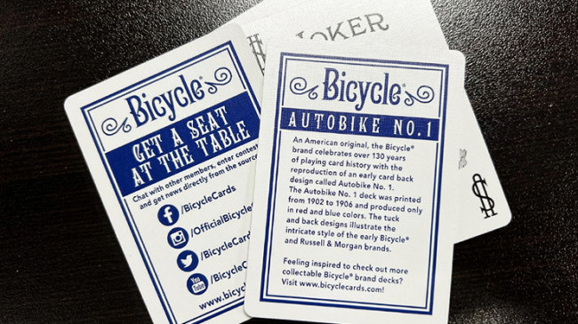 Bicycle Foil AutoBike No. 1 (Blue) - Pokerdeck