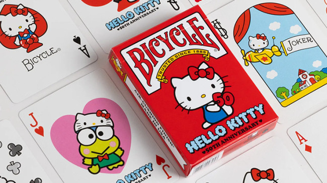 Bicycle Hello Kitty 50th Anniversary by US Playing Card Co - Pokerdeck