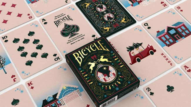 Bicycle Home for the Holidays by US - Pokerdeck