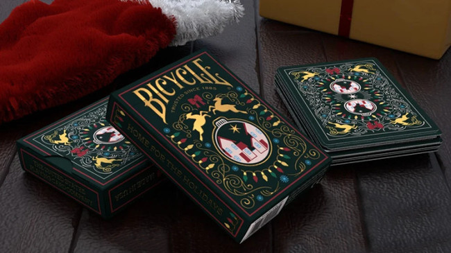 Bicycle Home for the Holidays by US - Pokerdeck