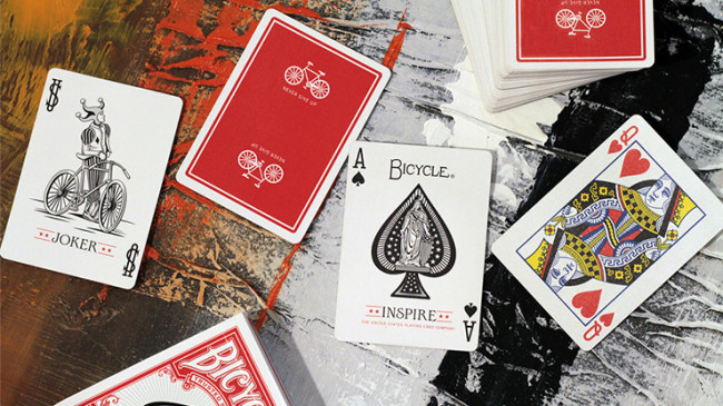 Bicycle Inspire - Rot - Pokerdeck