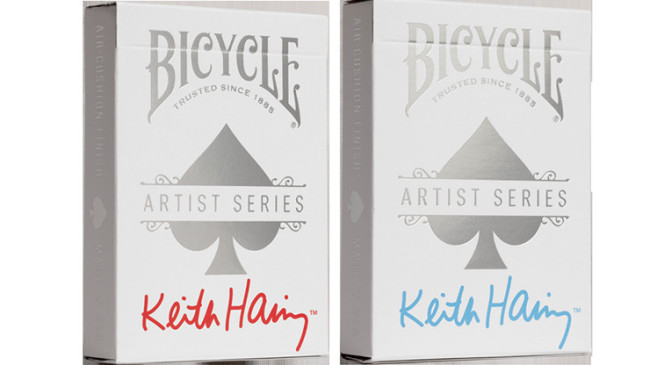 Bicycle Keith Haring (Box Set Red and Blue) Playing Cars by US - Pokerdeck