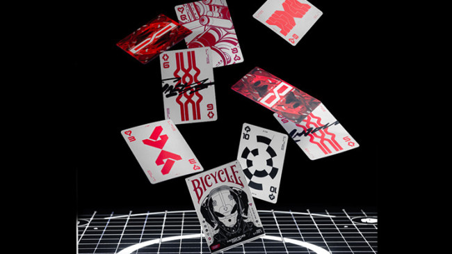 Bicycle Machine56 R-TYPE/3 White by RunIt Decks - Pokerdeck