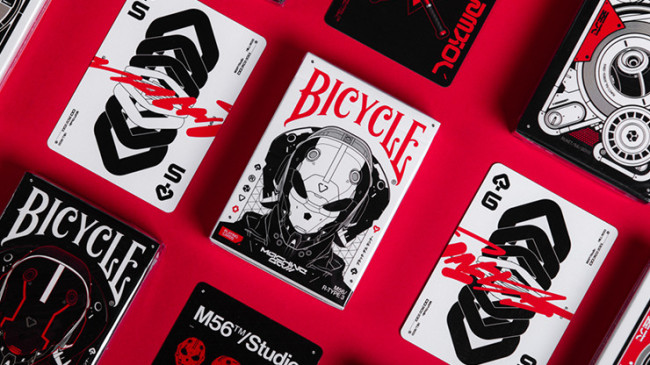 Bicycle Machine56 R-TYPE/3 White by RunIt Decks - Pokerdeck