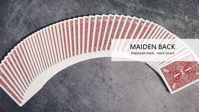 Bicycle Maiden - Rot - Marked Playing Cards - Markiertes Pokerdeck