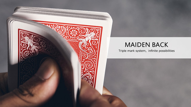 Bicycle Maiden - Rot - Marked Playing Cards - Markiertes Pokerdeck