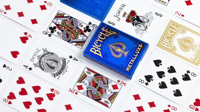 Bicycle Metalluxe Blue by US Playing Card Co. - Pokerdeck