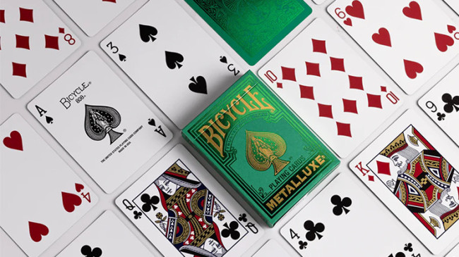 Bicycle Metalluxe Green by US Playing Card Co. - Pokerdeck