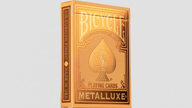 Bicycle Metalluxe Orange by US Playing Card Co. - Pokerdeck