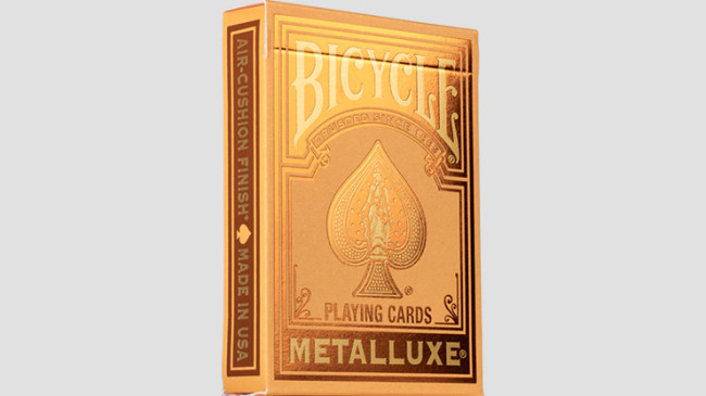 Bicycle Metalluxe Orange by US Playing Card Co. - Pokerdeck