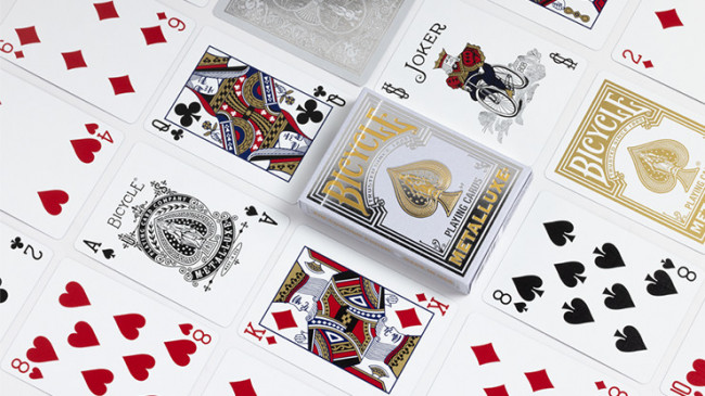 Bicycle Metalluxe Silver by US Playing Card Co. - Pokerdeck