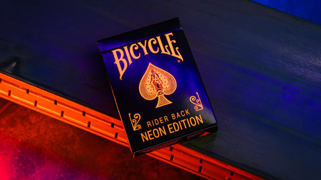 Bicycle Neon Solar-Orange Rider Back - Pokerdeck