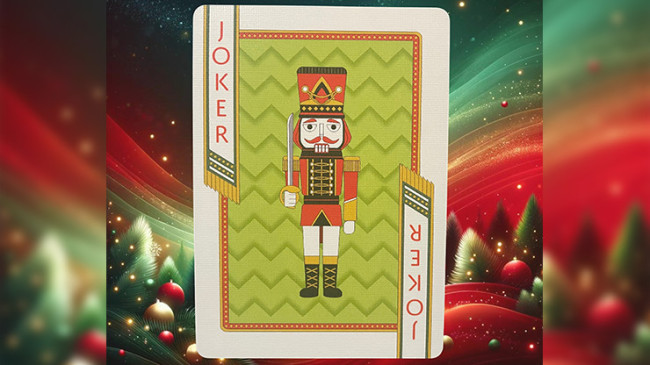 Bicycle Nutcracker (Green Gilded) - Pokerdeck