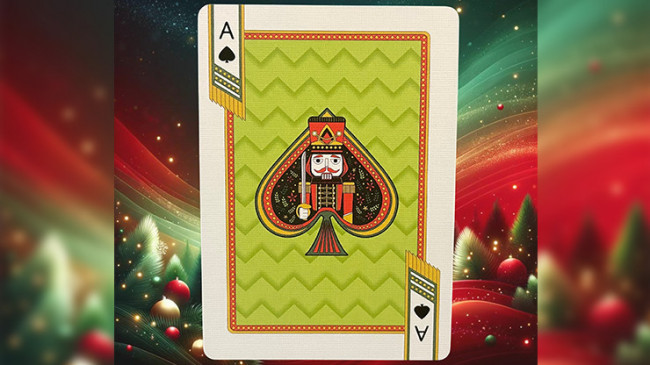 Bicycle Nutcracker (Red Gilded) - Pokerdeck