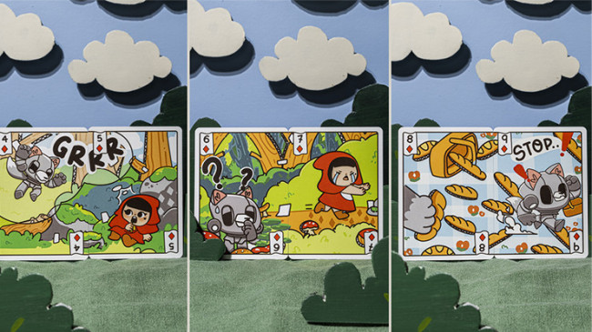 Bicycle Paper Royals Red Riding Hood by RunIt Decks - Pokerdeck