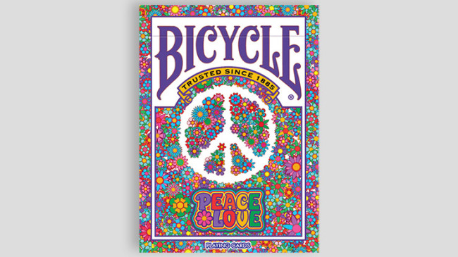 Bicycle Peace & Love by Collectable - Pokerdeck