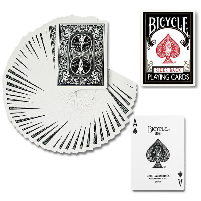 Bicycle - Poker deck - Black