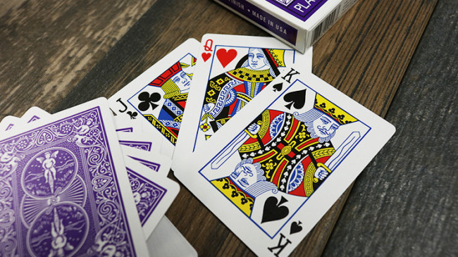 Bicycle Purple Playing Cards by USPC - Violettes Deck