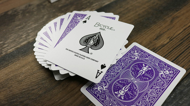 Bicycle Purple Playing Cards by USPC - Violettes Deck