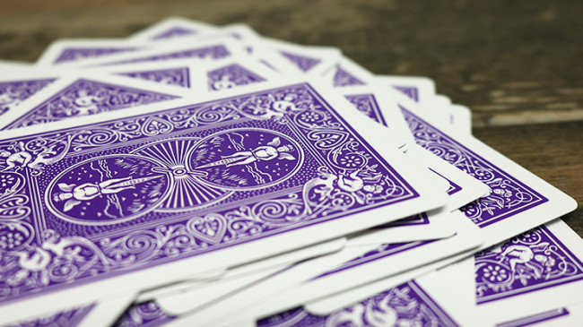Bicycle Purple Playing Cards by USPC - Violettes Deck