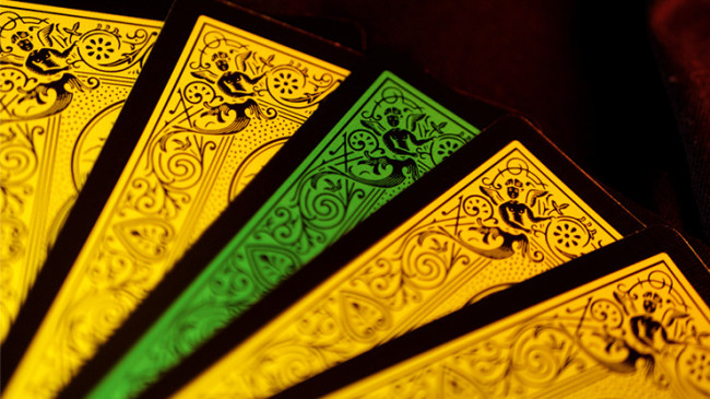 Bicycle Reverse (Yellow) - Pokerdeck