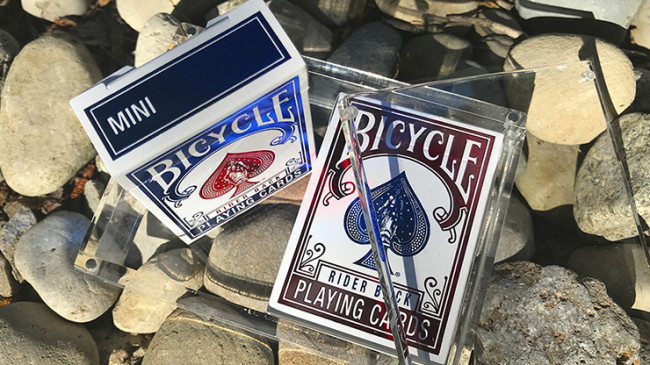 Bicycle Rider Back Mini Limited Edition (2 Pack With Foil Tucks In Carat Case) by US Playing Card Co