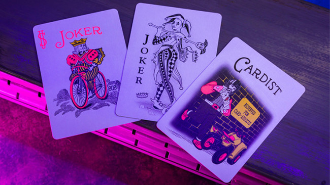 Bicycle Star-Fire Pink Neon - Pokerdeck