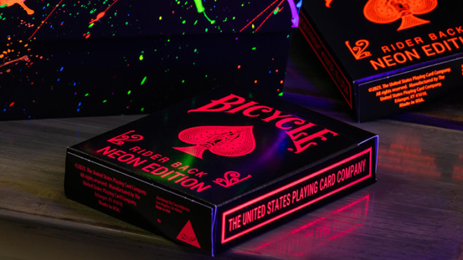 Bicycle Star-Fire Pink Neon - Pokerdeck