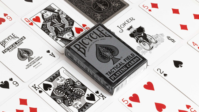 Bicycle Tactical Field (Black) by US Playing Card Co - Pokerdeck