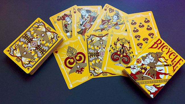 Bicycle Wukong Rebellion (Yellow) - Pokerdeck