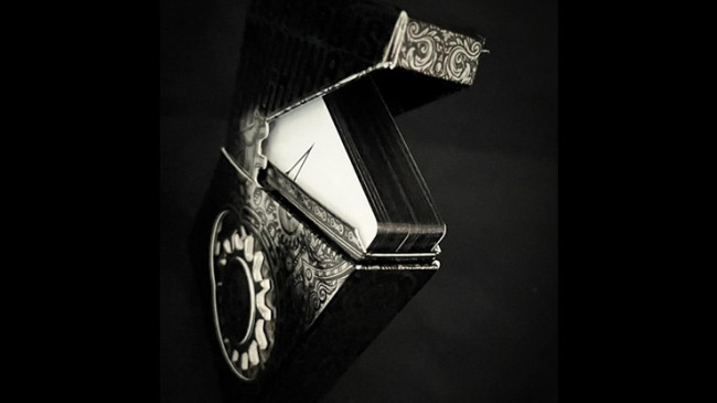 Black Metallic Foil Mortalis Machina Edition - Pokerdeck