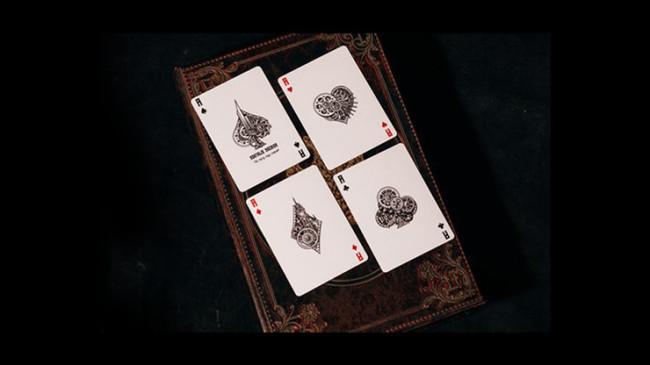 Black Metallic Foil Mortalis Machina Edition - Pokerdeck