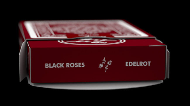 Black Roses Edelrot Mini (Collector's Box) - Pokerdeck