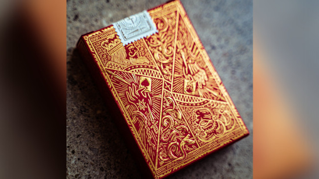 Blood Red Edition V3 by Joker and the Thief - Pokerdeck