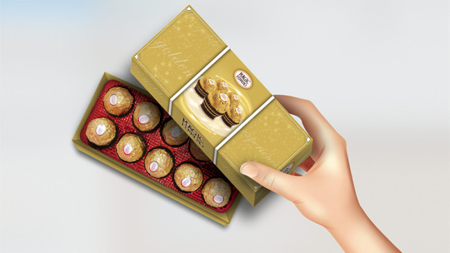 BonBon Box GOLD by George Iglesias and Twister Magic - Erscheinende Schokolade