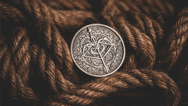 BOW AND ARROW COIN SILVER (s) by Bacon Magic