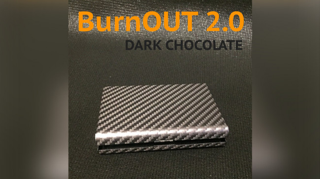 BURNOUT 2.0 CARBON DARK CHOCOLATE by Victor Voitko - Brennender Geldschein oder Visitenkarte - Fire Wallet