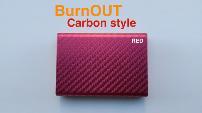 BURNOUT 2.0 CARBON RED by Victor Voitko - Brennender Geldschein oder Visitenkarte - Fire Wallet