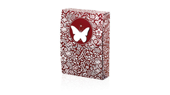 Butterfly Marked (Red) 3rd Edition by Ondrej Psenicka - Pokerdeck - Markiertes Kartenspiel