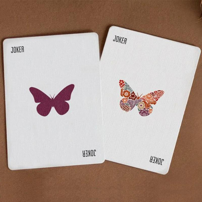 Butterfly Seasons Playing Cards - Autumn  (marked)