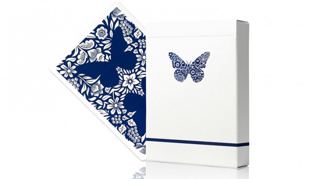 Butterfly Worker Marked (Blue) by Ondrej Psenicka - Pokerdeck - Markiertes Kartenspiel