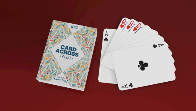 Card Across Plus by IARVEL MAGIC (Red)