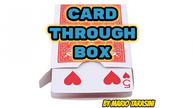 Card Through Box by Mario Tarasini - Video - DOWNLOAD