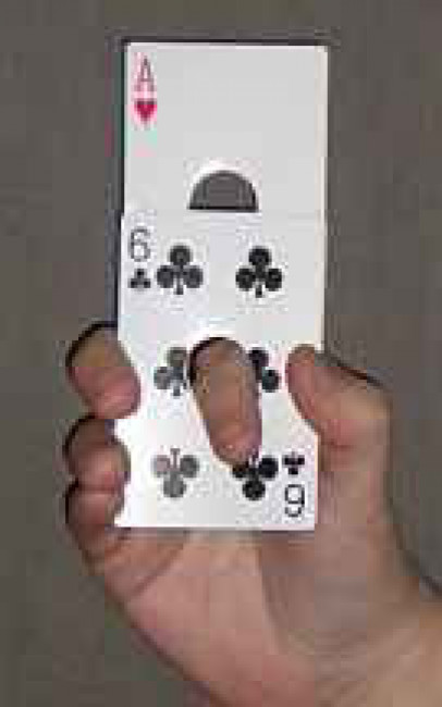 Finger Chopper mti Spielkarten - Karte durch Finger - Card through finger - Guillotine Zaubertrick